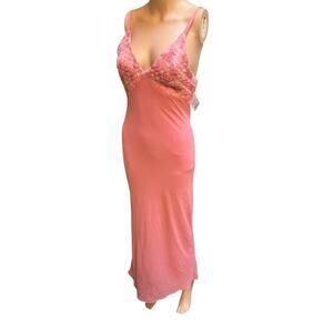 Wild Fable Pink Lace Floral Bust Slip Dress | Maxi  Style. 
Size-XXS